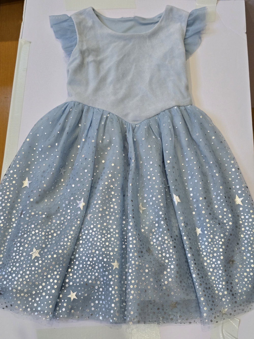 Gymboree Light Blue Starry Tulle Tutu  Dress Girls 8
